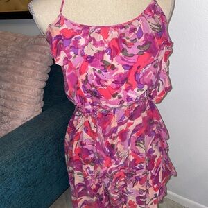 Women’s XS Parker Pink Multicolor Mini Dress